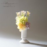 【新商品】御仏壇用のお供え花（秋色ユーカリとダリアのお供え花）