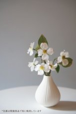 画像1: 御仏壇用のお供え花（花みずき）白・2サイズ (1)