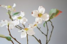 画像4: 御仏壇用のお供え花（花みずき）白・2サイズ (4)