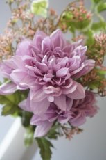 画像2: お墓用高級造花 【MEMORIES PREMIUM】スイートマム（薄紫・１対） (2)