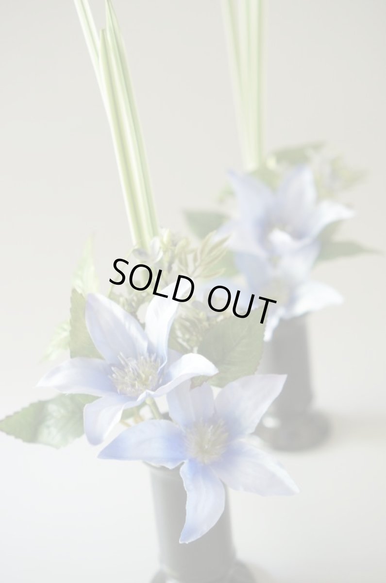 画像3: ☆近日入荷予定☆ 御仏壇用のお供え花（クラシッククレマチス ブルー）（2束） (3)