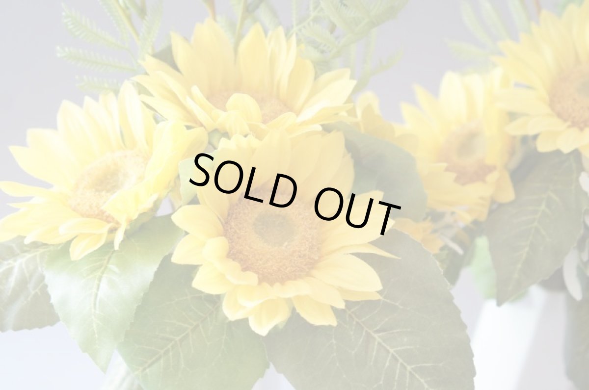 画像3: 【季節限定】 お墓用高級造花 【MEMORIES BASIC】ひまわり（１対） (3)