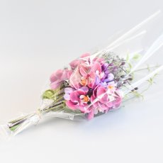 画像8: お墓用高級造花 【MEMORIES PREMIUM】蘭の花束 〜極み〜（黄色・１対または単品） (8)