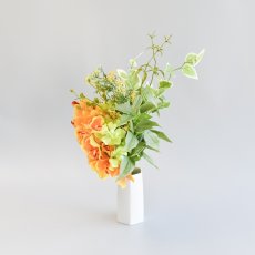 画像4: お墓用高級造花 【MEMORIES PREMIUM】蘭の花束 〜極み〜（黄色・１対または単品） (4)