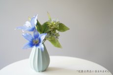 画像2: 御仏壇用のお供え花（クレマチス ブルー） (2)