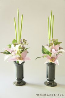 高品質]御仏壇用のお供え花（クレマチス 薄紫）｜お墓へのお供え用