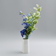画像3: お墓用高級造花 【MEMORIES PREMIUM】ブルー・デルフィニウム（１対） (3)