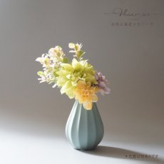画像2: 御仏壇用のお供え花（秋色ユーカリとダリアのお供え花） (2)